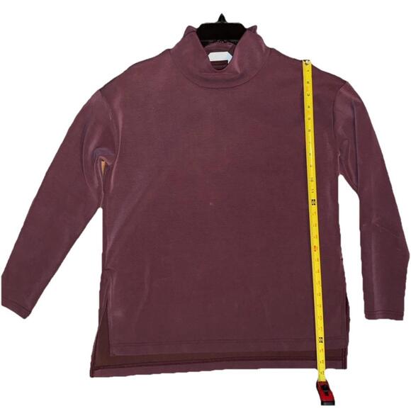 FLX Activewear Solace TunicTop LongSleeve Womens S Travel Leisure Mock Neck Pink - Picture 8 of 9